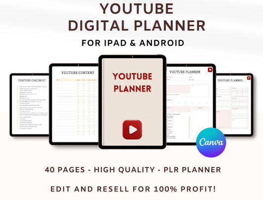 Youtube Digital Planner