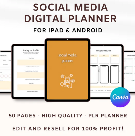 Social Media Digital Planner