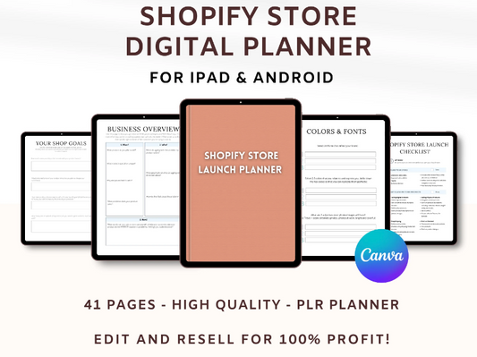 Shopify Launch Digital Planner