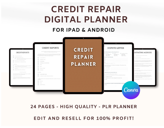 Credit Repair Digital Planner