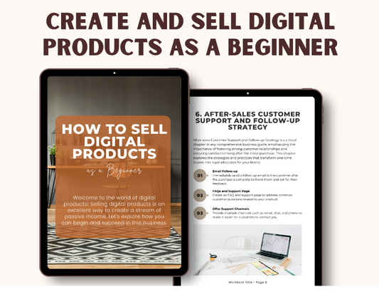 Create And Sell Digital Products As A Beginner